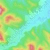 Mapa topográfico Шешоры, altitud, relieve