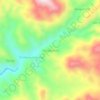 Mapa topográfico Hatupangan, altitud, relieve