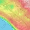Mapa topográfico Grotta Nuova a S della Stazione di Aurisina, altitud, relieve