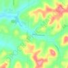 Mapa topográfico Curllsville, altitud, relieve