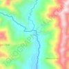 Mapa topográfico La Esparta, altitud, relieve