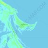 Mapa topográfico Treasure Cay, altitud, relieve