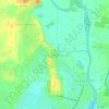 Mapa topográfico Ejidos de Mariposa, altitud, relieve