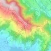 Mapa topográfico Sarangkot, altitud, relieve