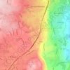 Mapa topográfico Maugeri, altitud, relieve