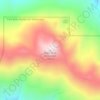 Mapa topográfico Black Rock Mountain, altitud, relieve