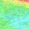 Mapa topográfico Leigh, altitud, relieve