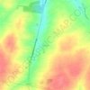 Mapa topográfico Ñu Poí, altitud, relieve