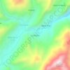 Mapa topográfico Los Naranjos, altitud, relieve