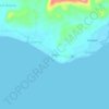 Mapa topográfico Tengib, altitud, relieve