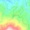 Mapa topográfico Rimbo Pengadang, altitud, relieve