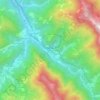 Mapa topográfico Tetto Salet, altitud, relieve