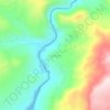 Mapa topográfico Yoğunağaç, altitud, relieve