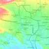 Mapa topográfico Karanglewas, altitud, relieve