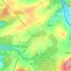Mapa topográfico Wavreille, altitud, relieve