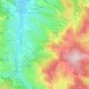 Mapa topográfico Au Crot, altitud, relieve