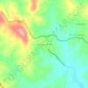 Mapa topográfico Kodagarahalli, altitud, relieve