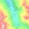 Mapa topográfico Sertig Dörfli, altitud, relieve
