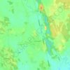 Mapa topográfico Lövsta, altitud, relieve