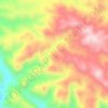 Mapa topográfico 阴山, altitud, relieve