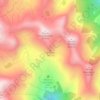 Mapa topográfico La Marla, altitud, relieve
