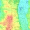 Mapa topográfico Lupperg, altitud, relieve