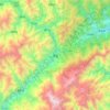 Mapa topográfico 茂县, altitud, relieve