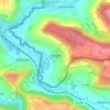 Mapa topográfico Torgny, altitud, relieve