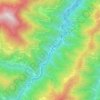 Mapa topográfico Molino del Pallone, altitud, relieve