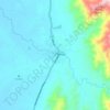 Mapa topográfico Pailitas, altitud, relieve