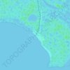 Mapa topográfico Tunas de Zaza, altitud, relieve