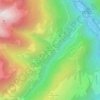 Mapa topográfico Villard-Soffray, altitud, relieve