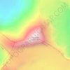 Mapa topográfico Indrasan, altitud, relieve