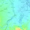 Mapa topográfico Basud, altitud, relieve
