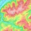 Mapa topográfico Boesebecke, altitud, relieve