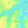 Mapa topográfico La Ventinière, altitud, relieve