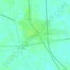 Mapa topográfico Debagram, altitud, relieve