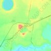Mapa topográfico Terang, altitud, relieve