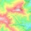 Mapa topográfico Tipri, altitud, relieve
