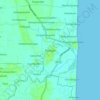 Mapa topográfico Poraiyar, altitud, relieve