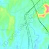 Mapa topográfico Nagari Sungai Asam, altitud, relieve
