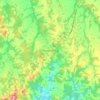 Mapa topográfico Tijucas do Sul, altitud, relieve