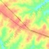Mapa topográfico Flood, altitud, relieve