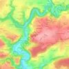 Mapa topográfico Le Grand Patis, altitud, relieve