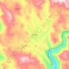 Mapa topográfico Témoris, altitud, relieve