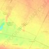Mapa topográfico Rancho Santa María, altitud, relieve