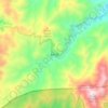 Mapa topográfico Barlig, altitud, relieve