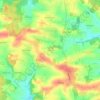 Mapa topográfico Gfeichtet, altitud, relieve