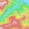 Mapa topográfico Motrone, altitud, relieve