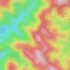 Mapa topográfico Westridge Outlook, altitud, relieve